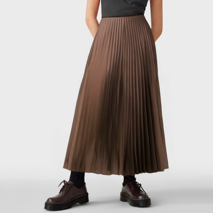 New long pleated loose skirt