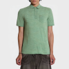 Breathable men's solid color short-sleeved shirt