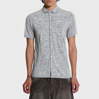 Comfortable outdoor men's casual short sleeves