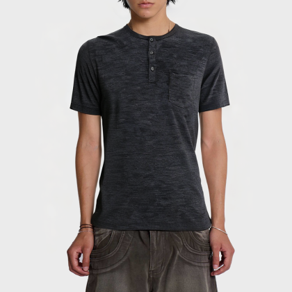 Black sports outdoor short sleeves