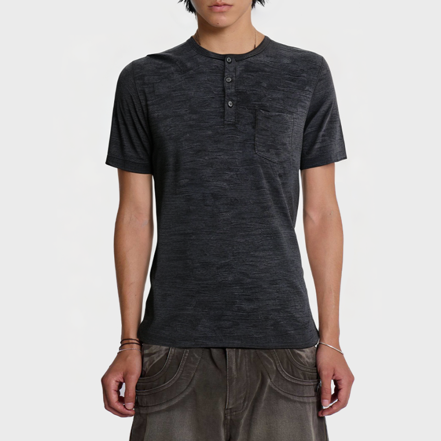 Black sports outdoor short sleeves