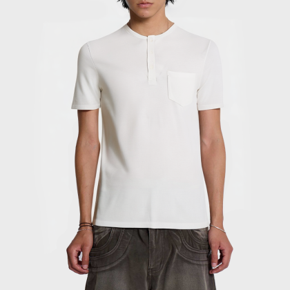 White sports outdoor casual T-shirt